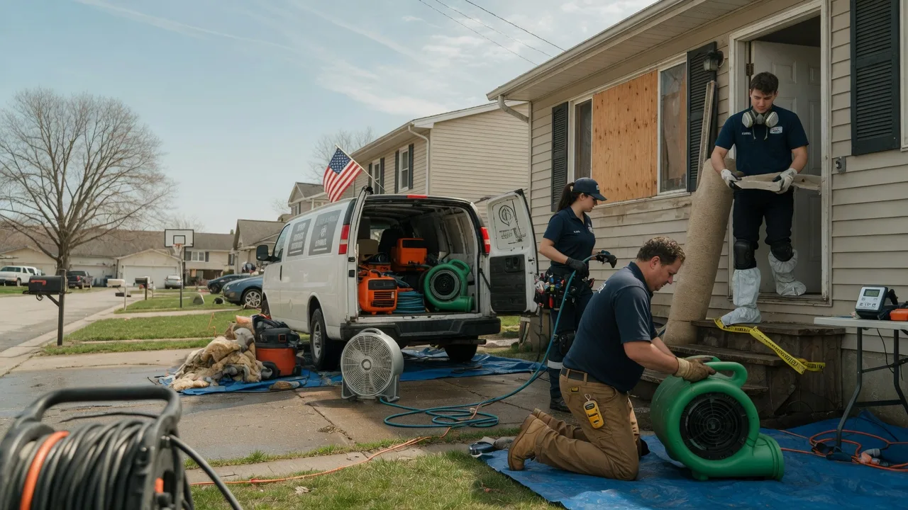 Water Damage Restoration in Asbury, MO near me